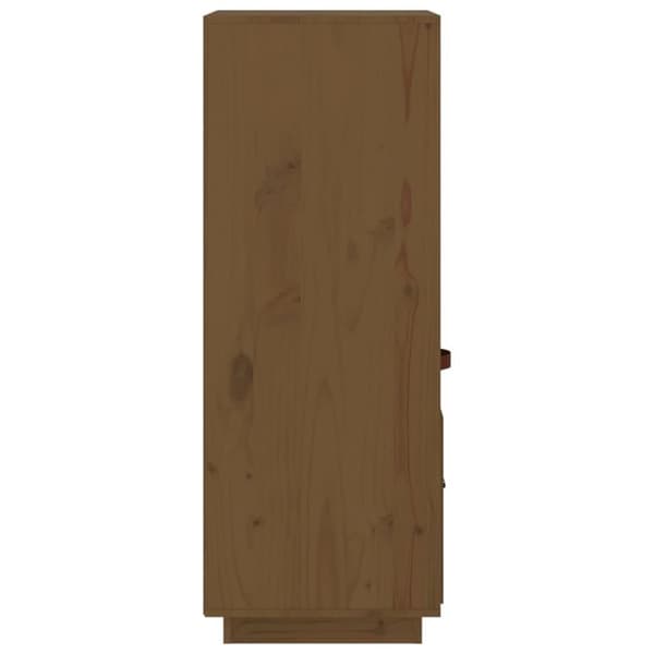 vidaXL Highboard honningbrun 34x40x108,5 cm heltre furu