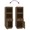 Miniatyrbilde 8 av 11: vidaXL Highboard honningbrun 34x40x108,5 cm heltre furu