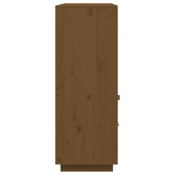vidaXL Highboard honningbrun 100x40x108,5 cm heltre furu