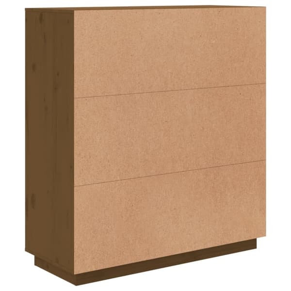 vidaXL Highboard honningbrun 100x40x108,5 cm heltre furu