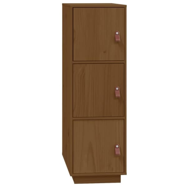 vidaXL Highboard honningbrun 34x40x108,5 cm heltre furu