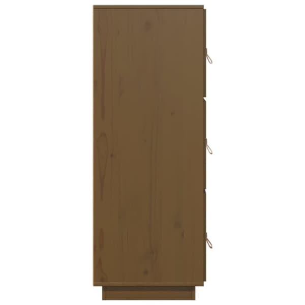 vidaXL Highboard honningbrun 34x40x108,5 cm heltre furu