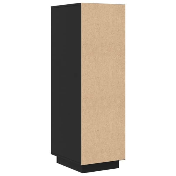 vidaXL Highboard svart 34x40x108,5 cm heltre furu