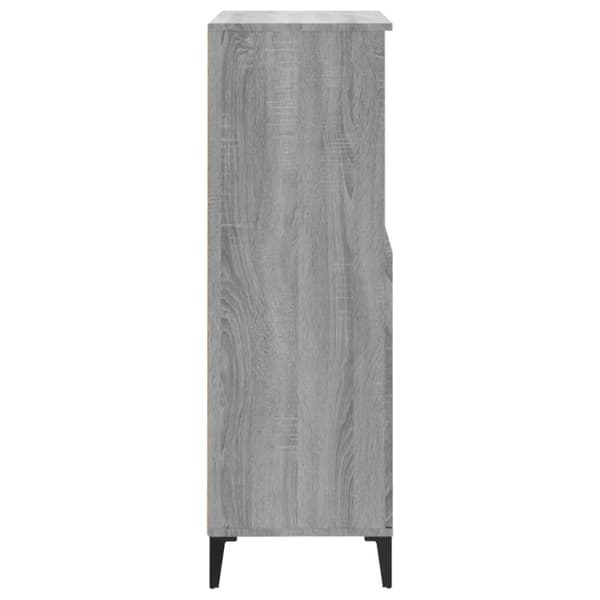 vidaXL Högskåp grå sonoma 60x36x110 cm konstruerat trä