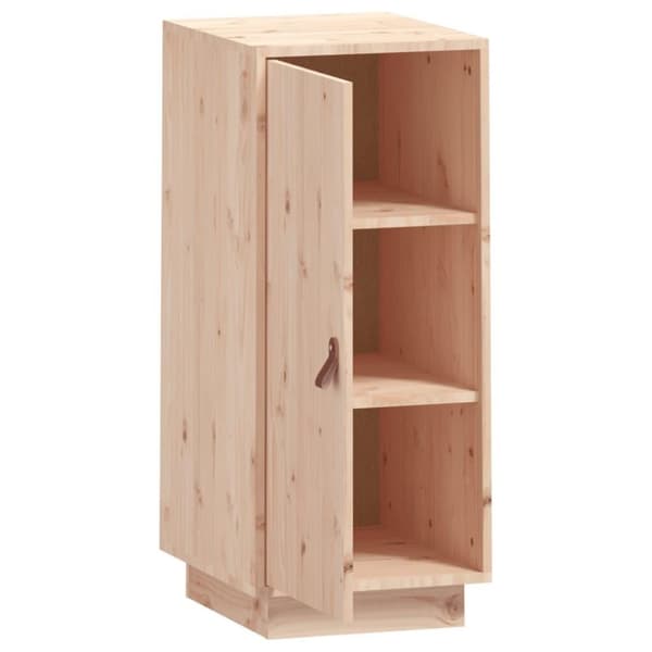 vidaXL skænk 34x40x75 cm massivt fyrretræ