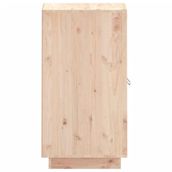 vidaXL skænk 34x40x75 cm massivt fyrretræ