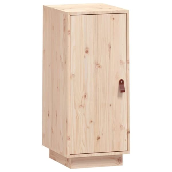 vidaXL skænk 34x40x75 cm massivt fyrretræ