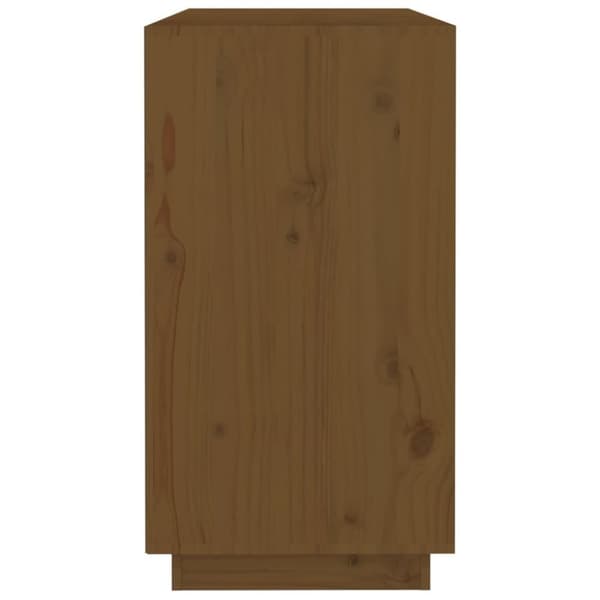vidaXL Senkki hunajanruskea 100x40x75 cm täysi mänty