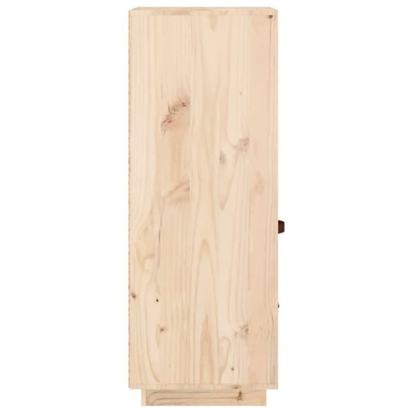 vidaXL højskab 34x40x108,5 cm massivt fyrretræ