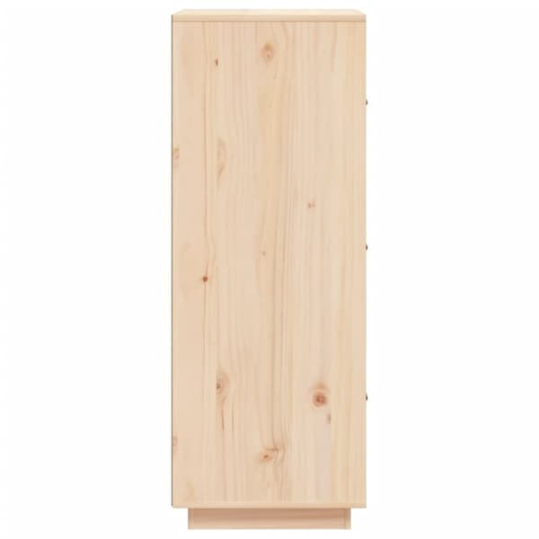 vidaXL højskab 34x40x108,5 cm massivt fyrretræ