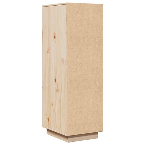 vidaXL højskab 34x40x108,5 cm massivt fyrretræ