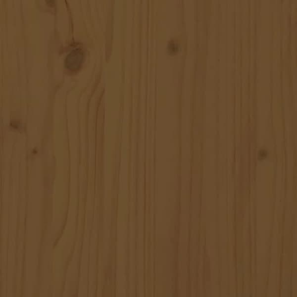 vidaXL højskab 100x40x108,5 cm massivt fyrretræ gyldenbrun