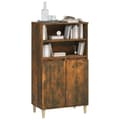 Miniatyrbillede 7 af 10: vidaXL skab 60x36x110 cm konstrueret træ Røget egetræ