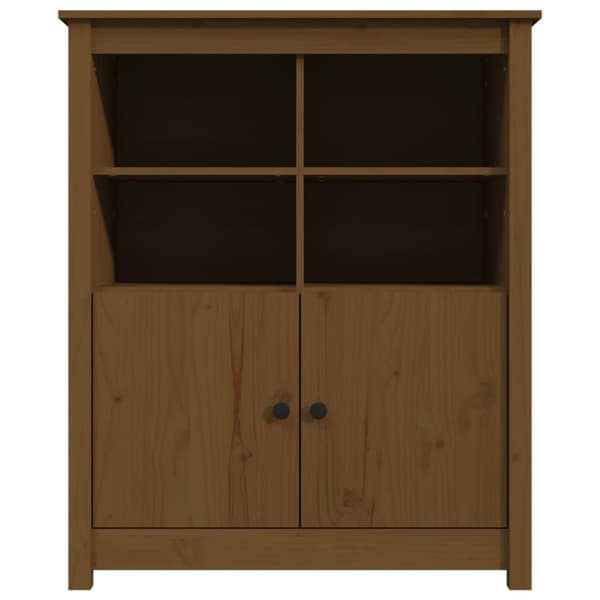 vidaXL Skänk honungsbrun 83x41,5x100 cm massiv furu