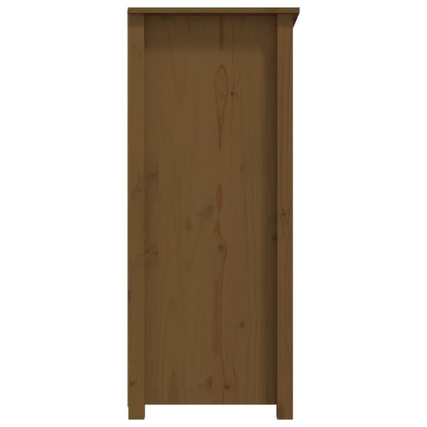vidaXL Skänk honungsbrun 83x41,5x100 cm massiv furu