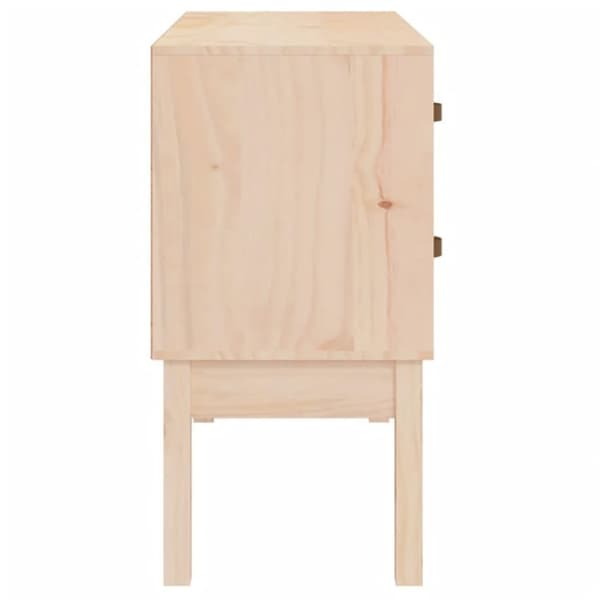 vidaXL Konsollskap 90x40x78 cm heltre furu