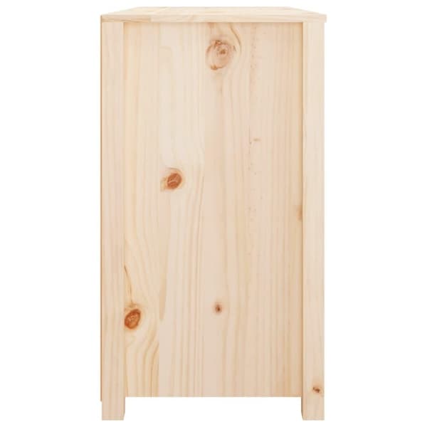 vidaXL Sidoskåp 100x40x72 cm massiv furu