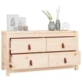 Miniatyrbilde 6 av 11: vidaXL Sideskap 100x40x54 cm heltre furu