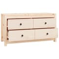 Miniatyrbilde 2 av 11: vidaXL Sideskap 100x40x54 cm heltre furu
