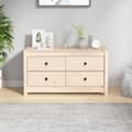 Miniatyrbilde 1 av 11: vidaXL Sideskap 100x40x54 cm heltre furu
