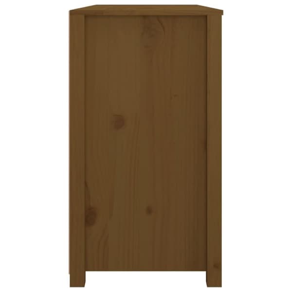vidaXL Sideskap honningbrun 100x40x72 cm heltre furu