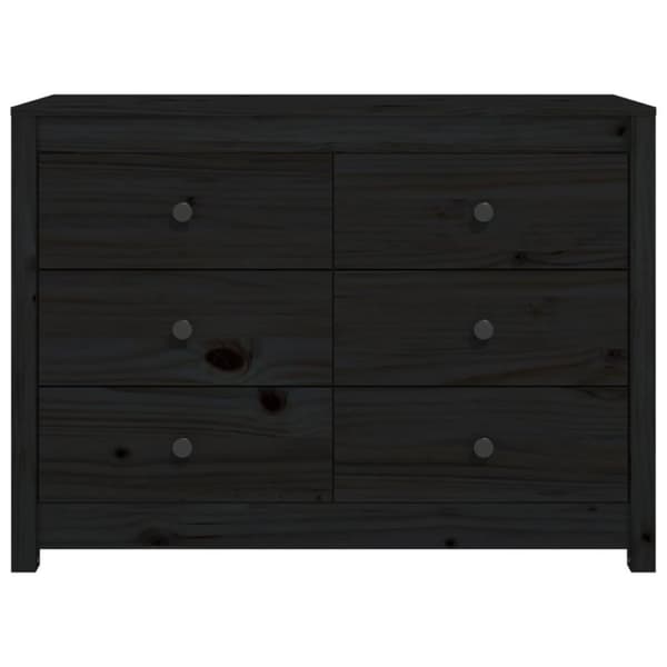 vidaXL Sideskap grå 100x40x72 cm heltre furu