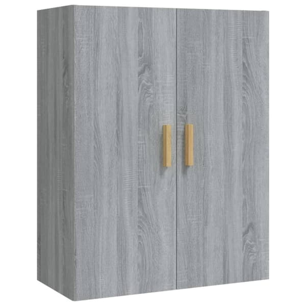 vidaXL Highboard grå sonoma 70x34x180 cm konstruert tre