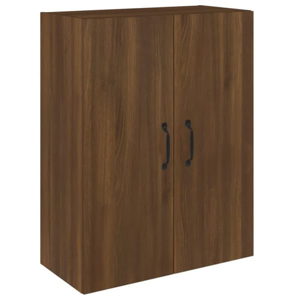 vidaXL Highboard brun eik 69,5x34x180 cm konstruert tre