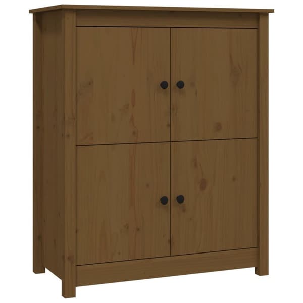 vidaXL Senkki hunajanruskea 83x41,5x100 cm täysi mänty