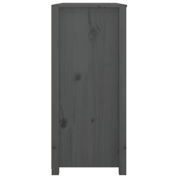 vidaXL Senkki harmaa 100x40x90 cm täysi mänty