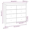 Pikkukuva 10 / 11: vidaXL Senkki 100x40x90 cm täysi mänty