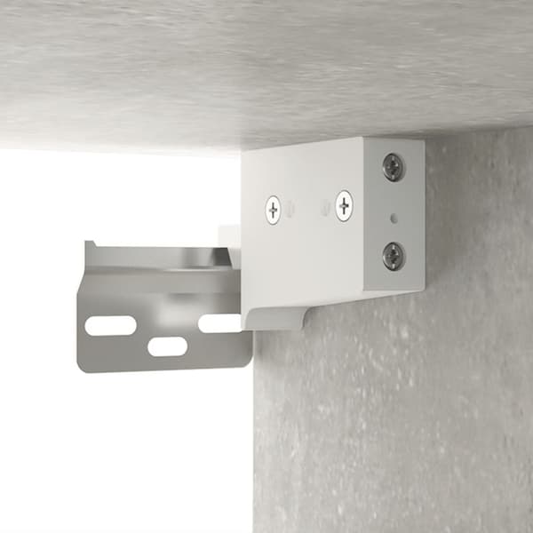 vidaXL Highboard betonggrå 35x34x180 cm konstruert tre