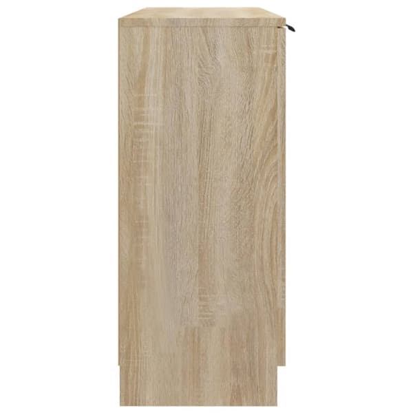 vidaXL skænk 90,5x30x70 cm konstrueret træ sonoma-eg