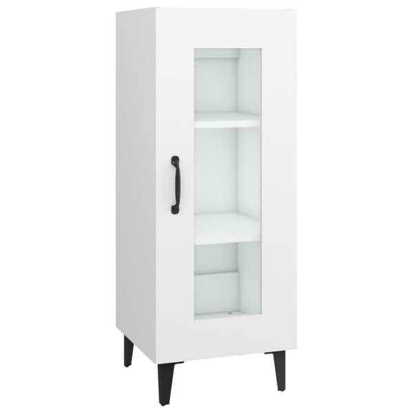 vidaXL skænk 34,5x34x90 cm konstrueret træ hvid