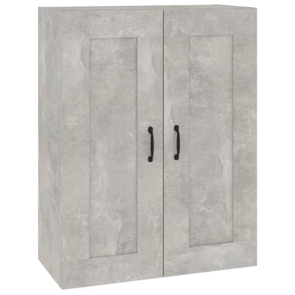 vidaXL vægskab 69,5x32,5x90 cm betongrå