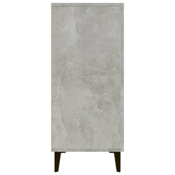 vidaXL Senkki betoninharmaa 90x34x80 cm tekninen puu