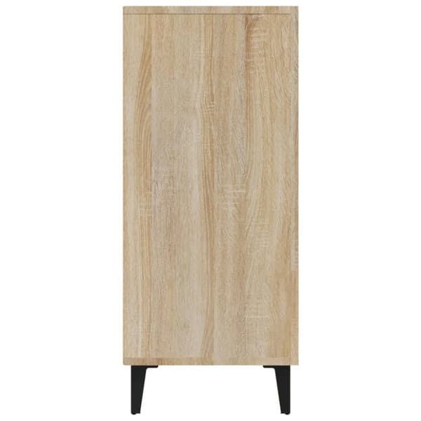 vidaXL Senkki Sonoma-tammi 90x34x80 cm tekninen puu