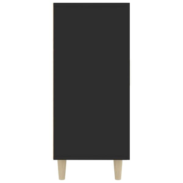 vidaXL Senkki musta 90x34x80 cm tekninen puu