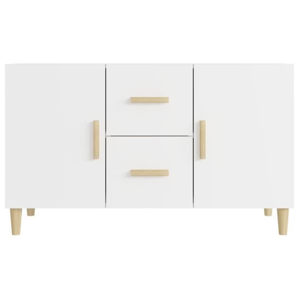 vidaXL skænk 100x36x60 cm konstrueret træ hvid