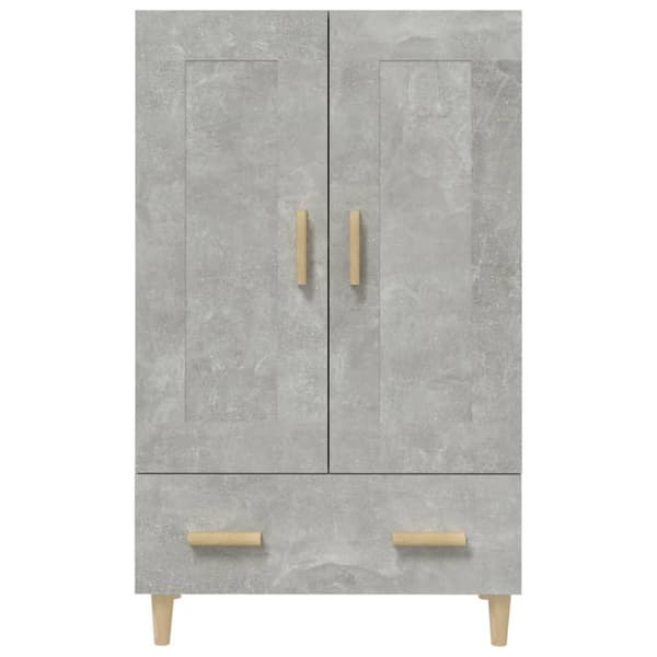 vidaXL skab 70x31x115 cm konstrueret træ betongrå