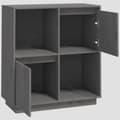 Pikkukuva 5 / 11: vidaXL Senkki harmaa 74x35x80 cm täysi mänty