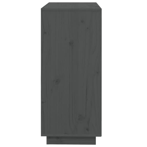 vidaXL Senkki harmaa 74x35x80 cm täysi mänty