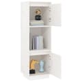 Miniatyrbillede 10 af 11: vidaXL højskab 38x35x117 cm massivt fyrretræ hvid