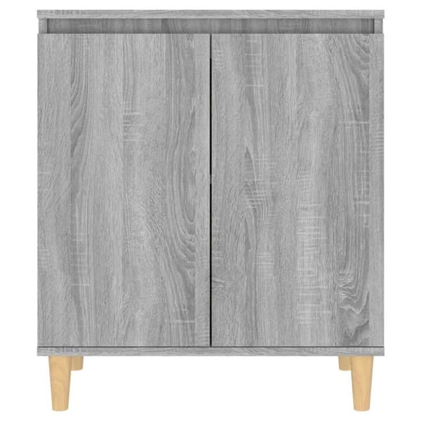vidaXL skænk 60x35x70 cm konstrueret træ grå sonoma-eg