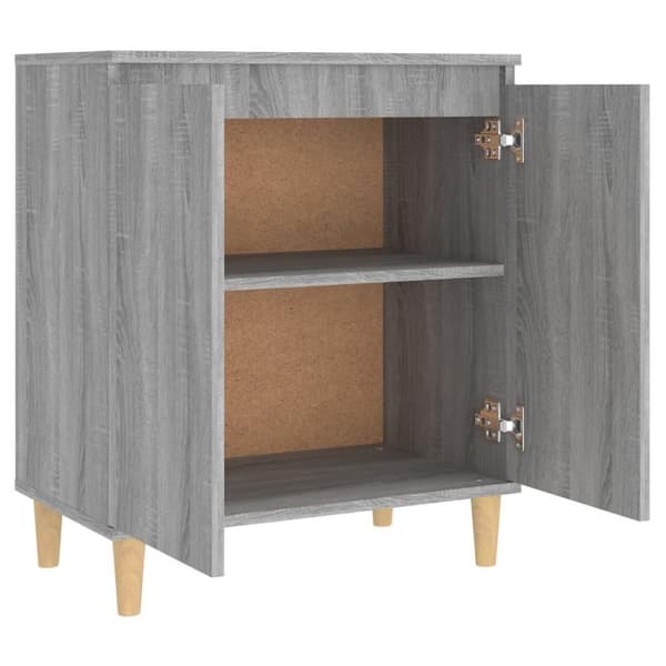 vidaXL skænk 60x35x70 cm konstrueret træ grå sonoma-eg