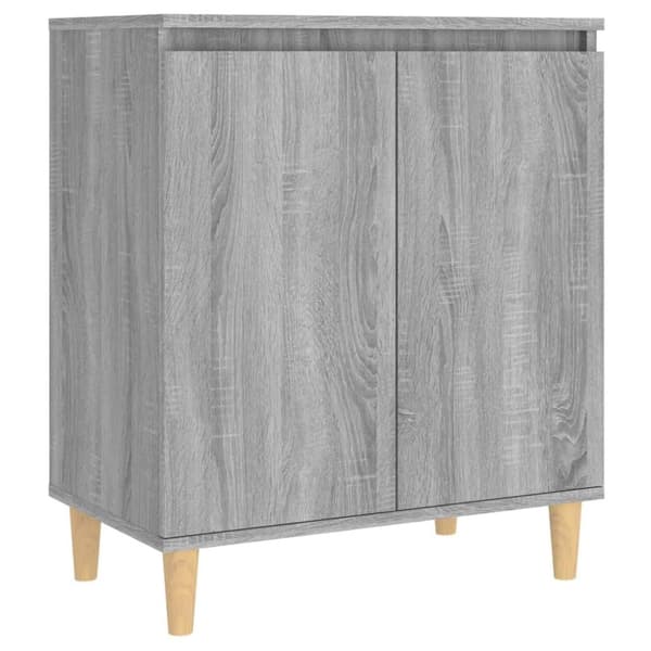 vidaXL skænk 60x35x70 cm konstrueret træ grå sonoma-eg