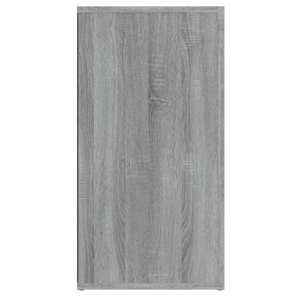 vidaXL skænk 120x36x69 cm konstrueret træ grå sonoma-eg
