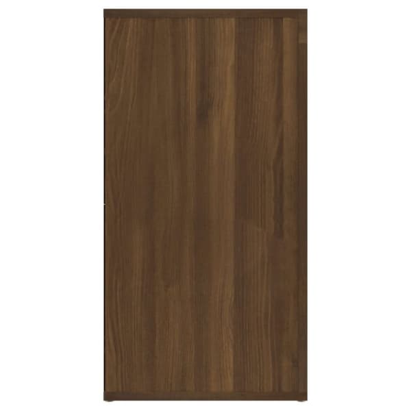 vidaXL skænk 120x36x69 cm konstrueret træ brun egetræsfarve