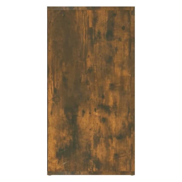 vidaXL skænk 120x36x69 cm konstrueret træ røget egetræsfarve