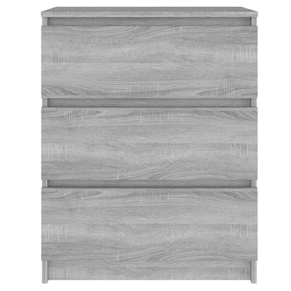 vidaXL Senkki harmaa Sonoma 60x35x76 cm tekninen puu